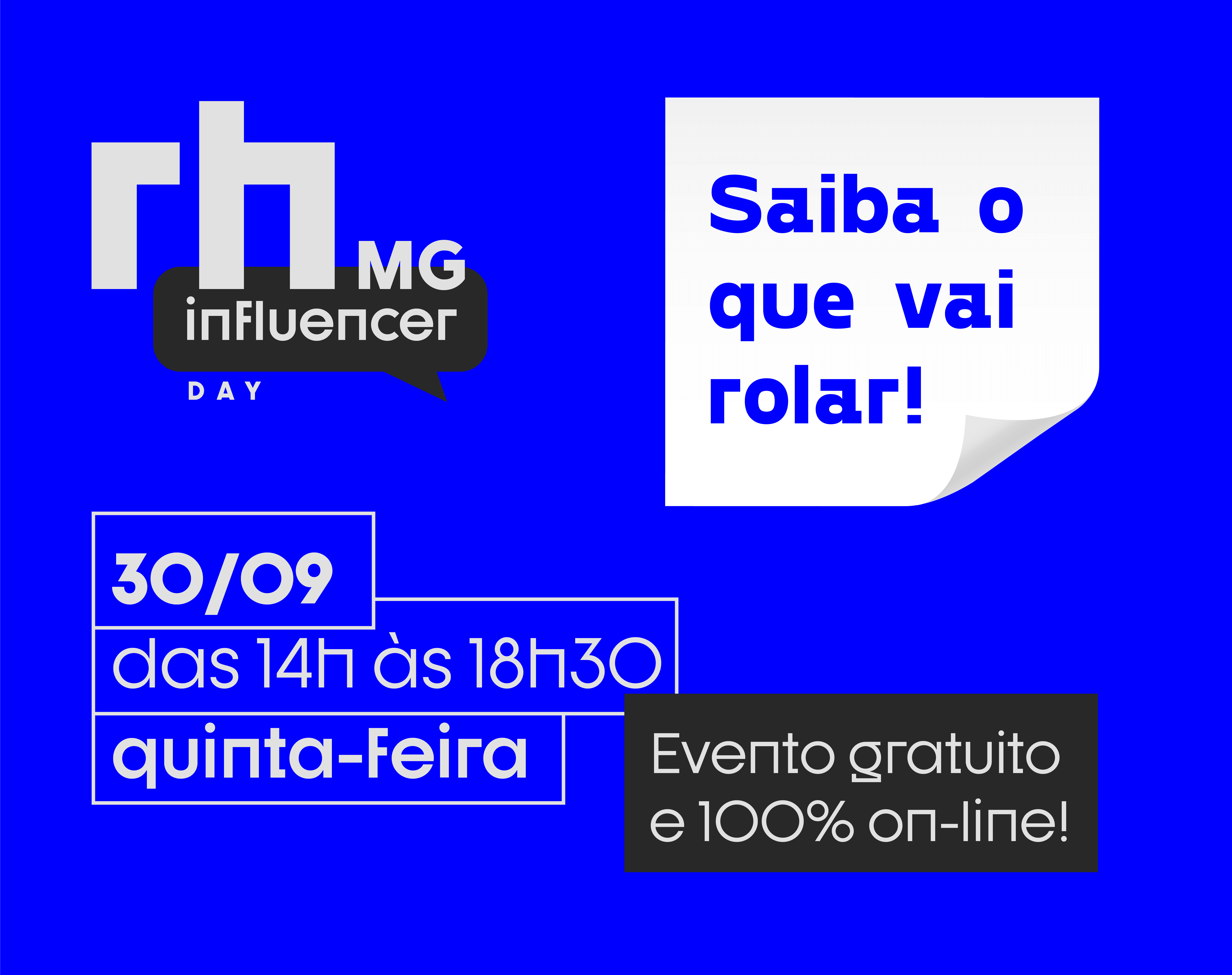 Programação | RH Influencer Day - Especial MG